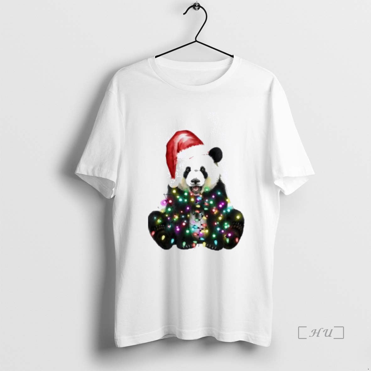 Officials Panda Christmas Lights Animals T-Shirts, Hoodie, Sweatshirt | RetroVerseTees.com