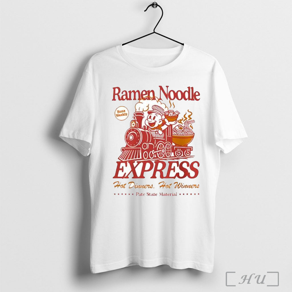 Officials Pate State Ramen Noodle Express Material T Shirt