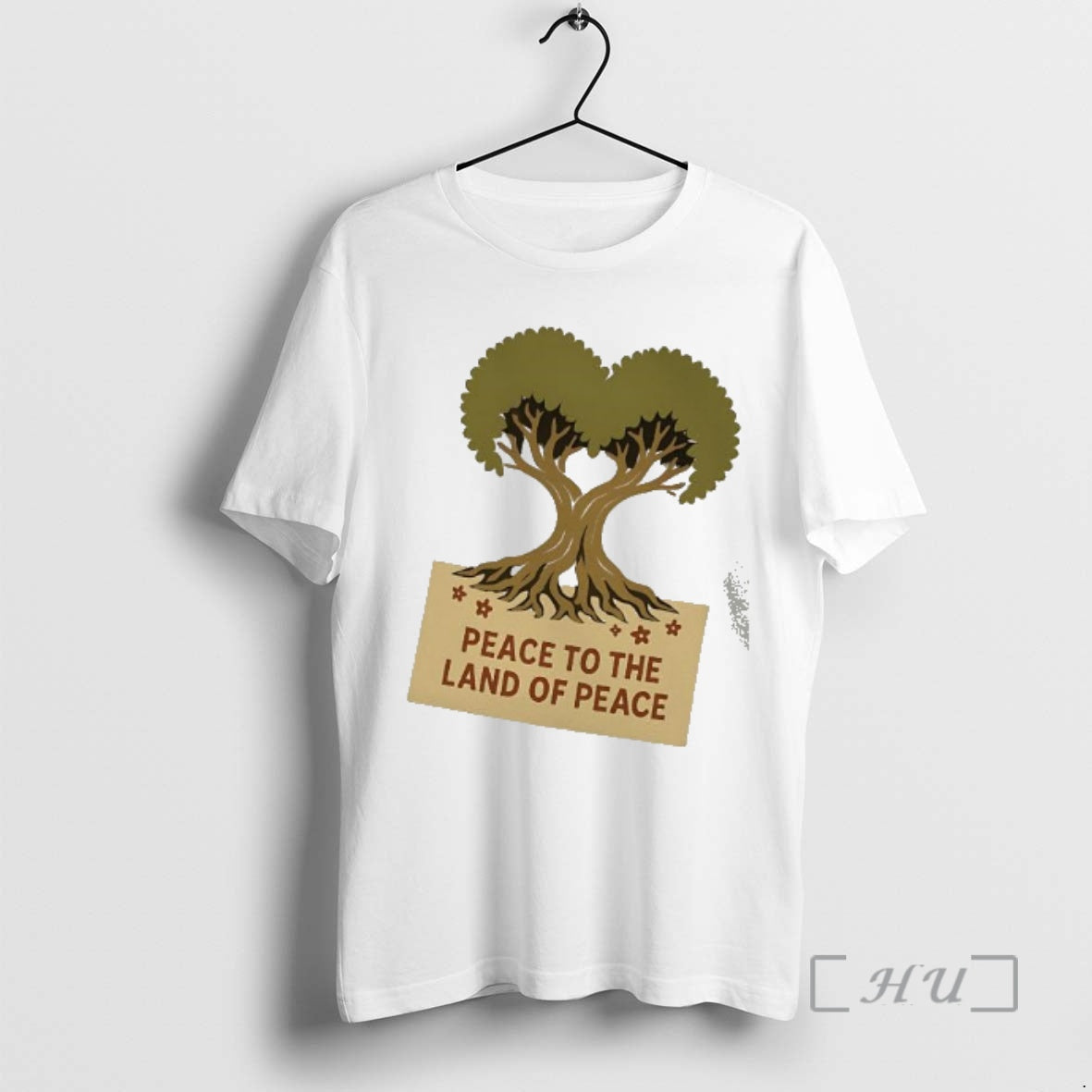 Officials Peace To The Land Of Peace Tree T-Shirts, Hoodie, Sweatshirt | RetroVerseTees.com