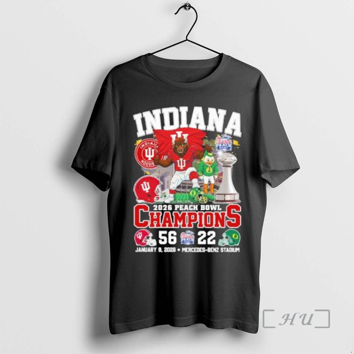 Officials Peach Bowl Champions Iu Beat Oregon Cfp T-Shirts, Hoodie, Sweatshirt | RetroVerseTees.com