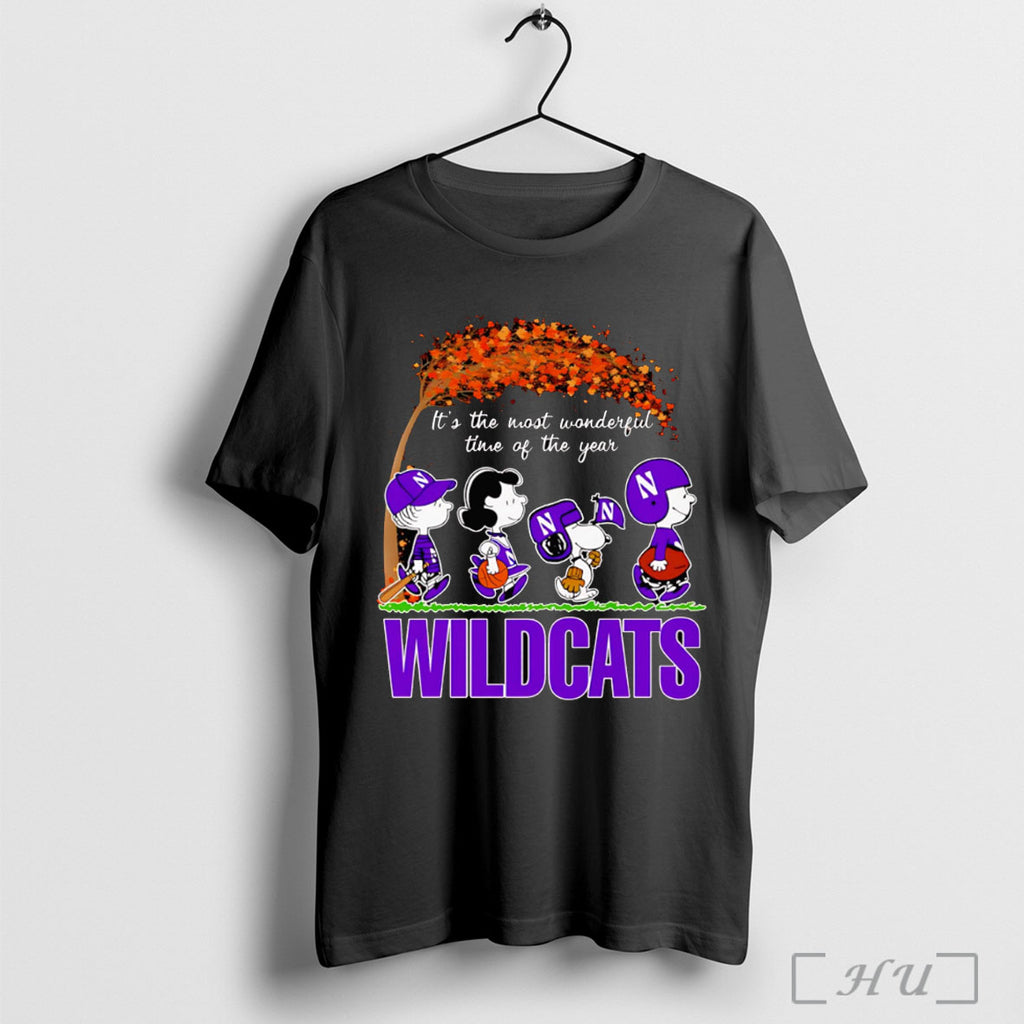 Officials Peanuts Its The Most Wonderful Time Of The Year Wildcats Shirt Hoodie Sweater Longsleeve