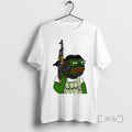 Officials Pepe Ak47 Green Frog T-Shirts, Hoodie, Sweatshirt | RetroVerseTees.com