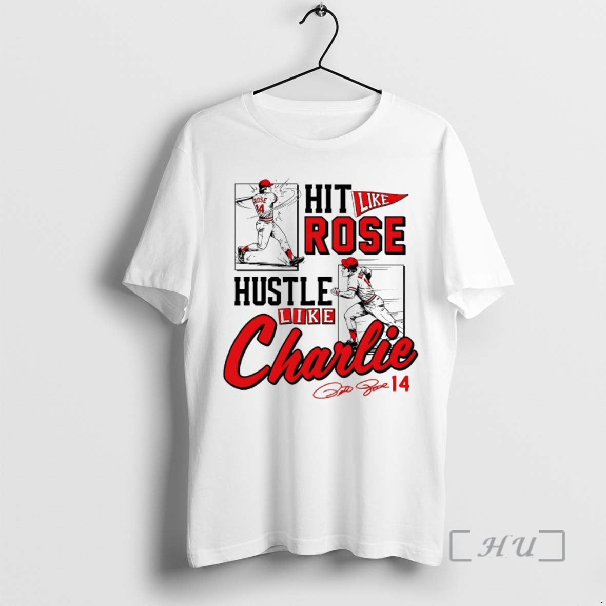 Officials Pete Rose Hit Like Rose Hustle Like Charlie Circle T-Shirts, Hoodie, Sweatshirt | RetroVerseTees.com
