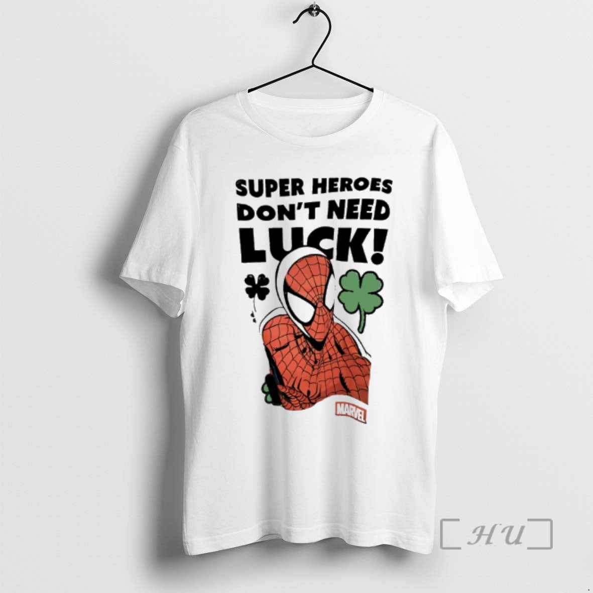 Officials Peter Parker Super Man Super Heroes Dont Need Luck Funny Premium T Shirts Sweater Hoodie, Sweatshirt