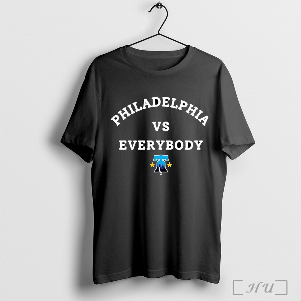 Officials Philadelphia Vs Everybody Baseball Liberty Bell Logo Fan Posters T Shirt
