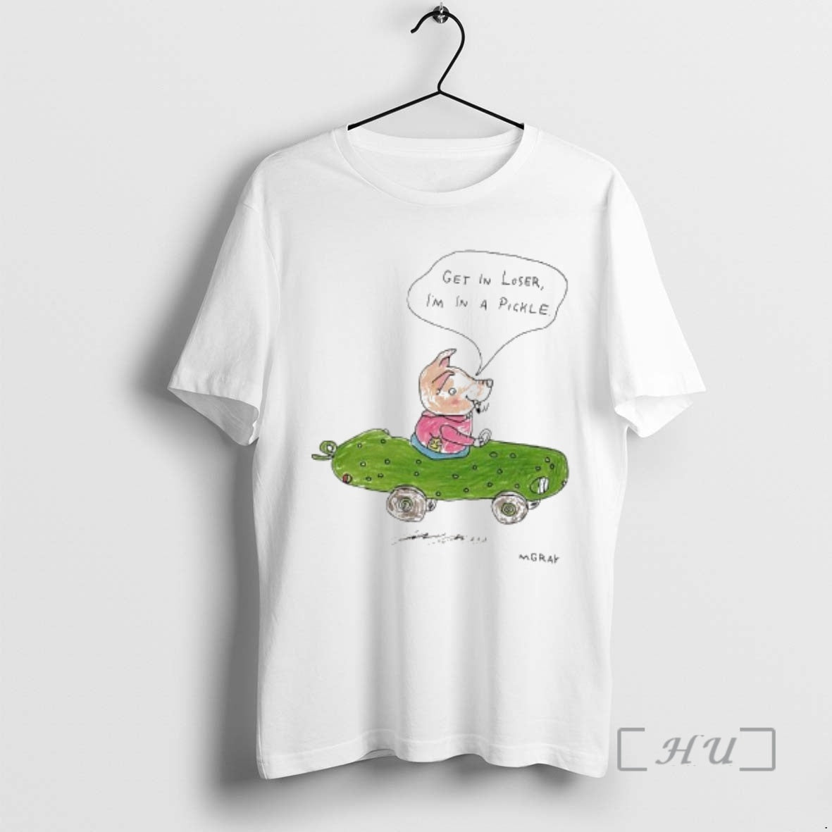 Officials Pig Pickle Car Get In Loser Im In A Pickle Premium T Shirts Sweater Hoodie, Sweatshirt | RetroVerseTees.com