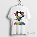 Officials Pittsburgh Penguins Atlanta Essentials 2025 Pride Flag Graphic T-Shirts, Hoodie, Sweatshirt | RetroVerseTees.com