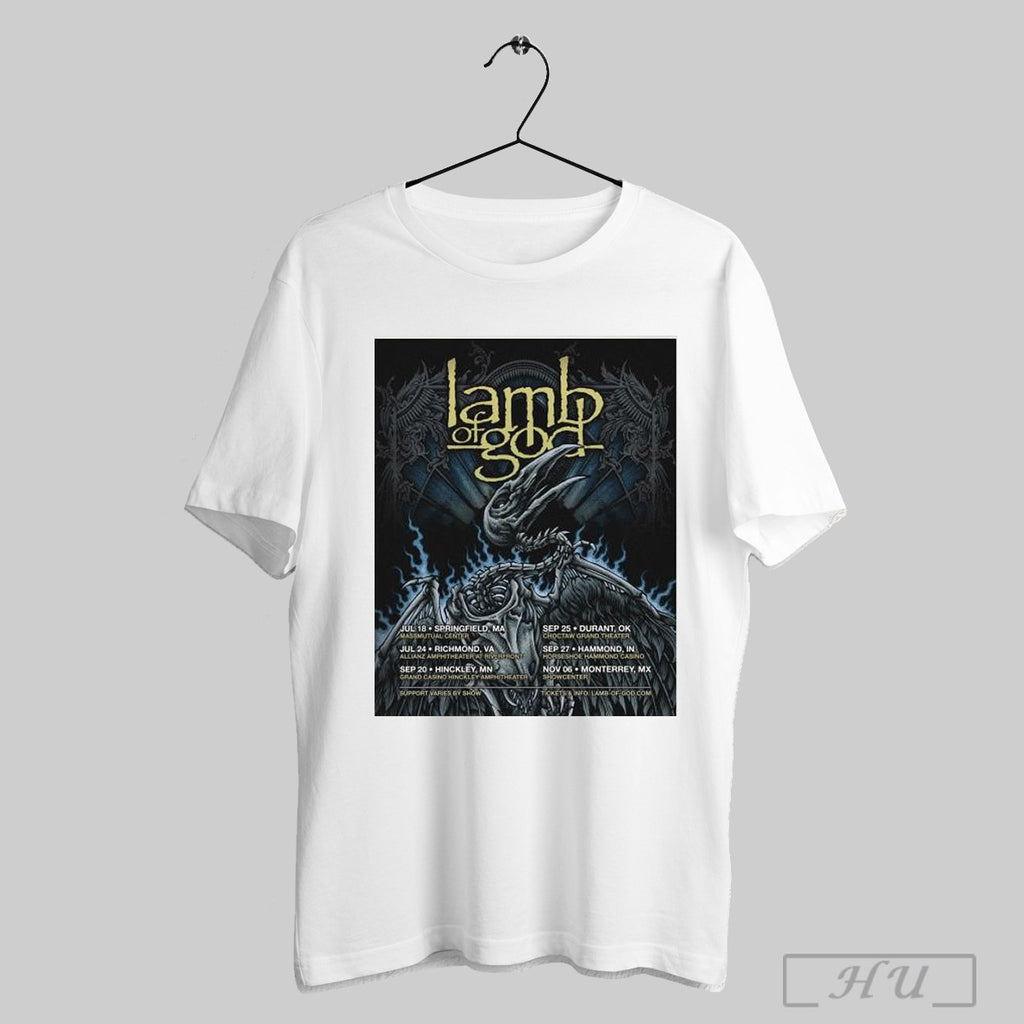 Officials Poster Lamb Of God Jul 18 Sep 20 2025 Hinckley Mn Grand Casino Hinckley