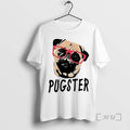 Officials Pugster Pug Dog Pink Glasses T-Shirts, Hoodie, Sweatshirt | RetroVerseTees.com