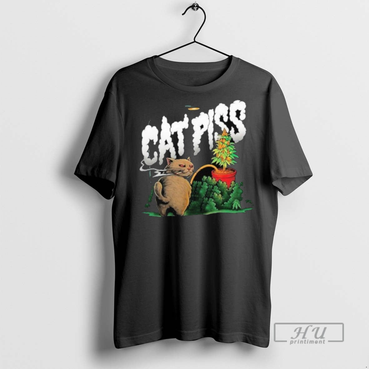 Officials Push Trees Puffcon Block Party Cat Piss T Shirt