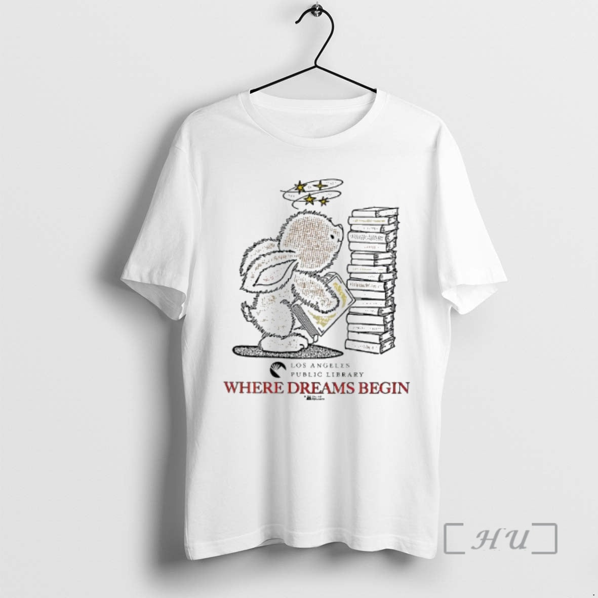 Officials Rabbit Where Dreams Begin Los Angeles Public Library T-Shirts, Hoodie, Sweatshirt | RetroVerseTees.com