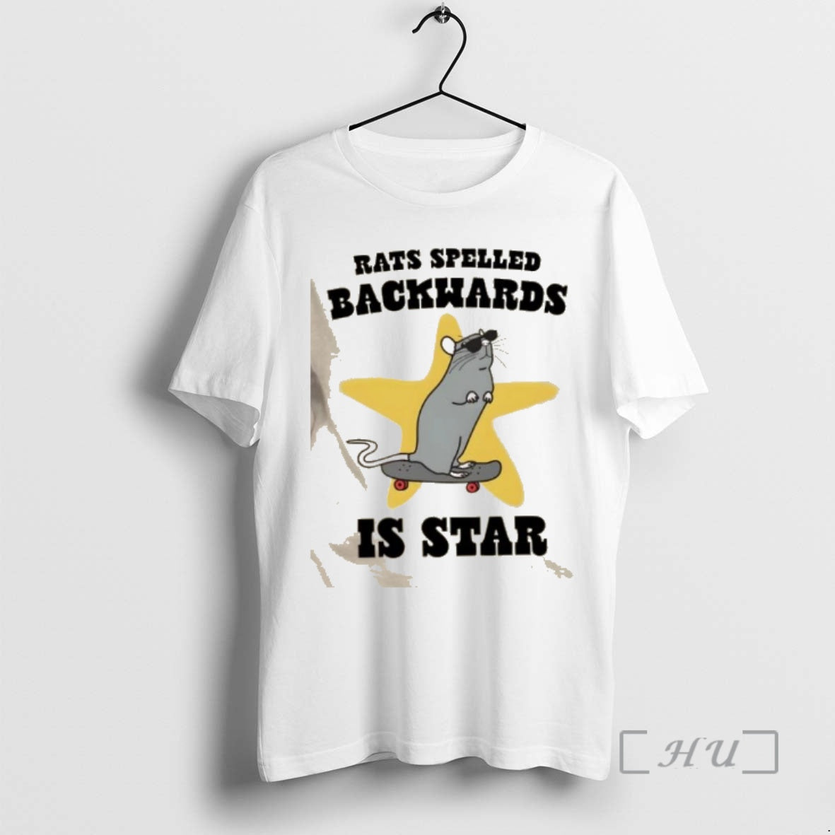 Officials Rat Skateboarding Spelled Backwards Is Star T-Shirts, Hoodie, Sweatshirt | RetroVerseTees.com
