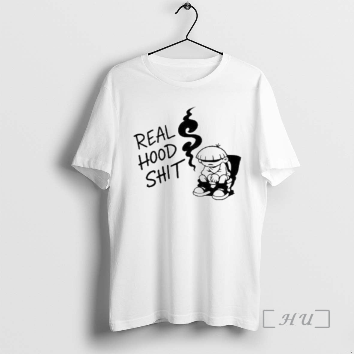 Officials Real Hood Shit Circle White T-Shirts, Hoodie, Sweatshirt | RetroVerseTees.com