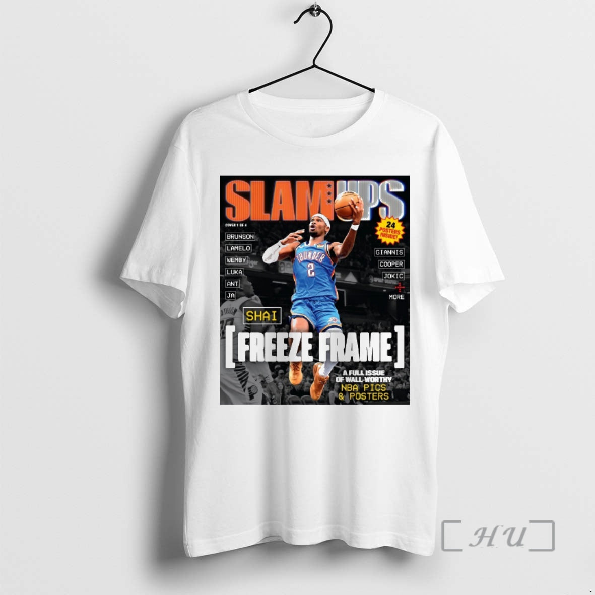 Officials Slam Ups Shai Gilgeous Alexander Freeze Frame A Full Issue Of Wall Worthy Premium T-Shirts, Hoodie, Sweatshirt