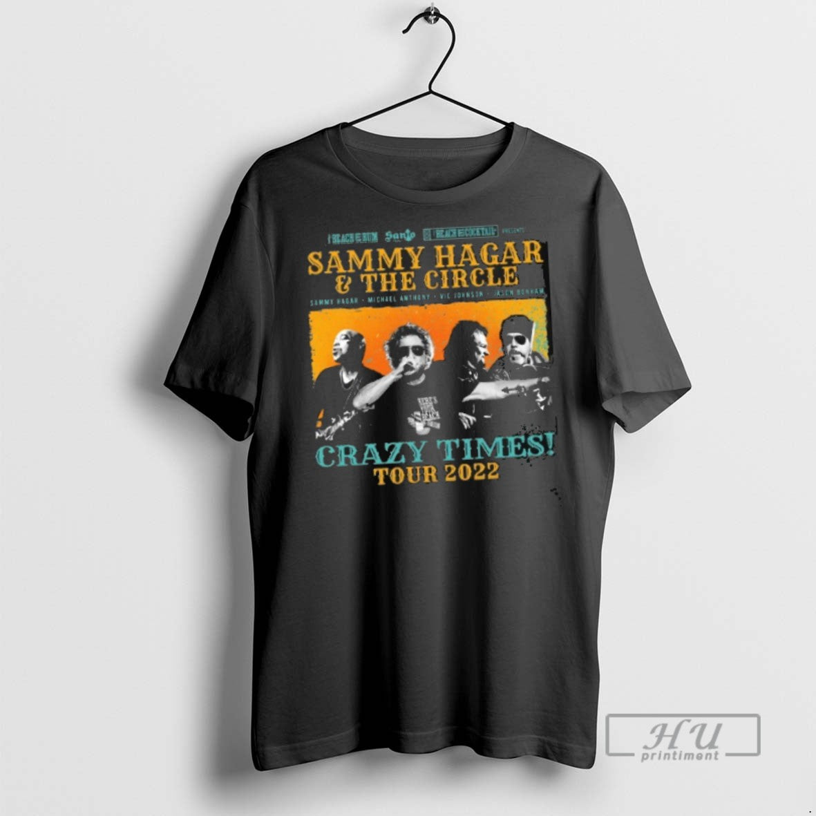 Officials Sammy Hagar And The Circle Crazy Times Tour 2022 T Shirt