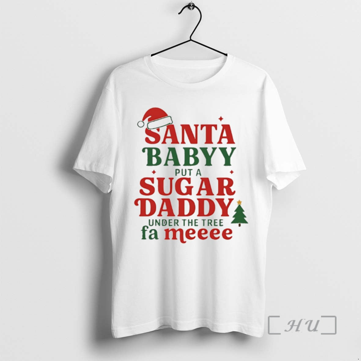 Officials Santa Babby Put A Sugar Daddy Christmas T-Shirts, Hoodie, Sweatshirt | RetroVerseTees.com