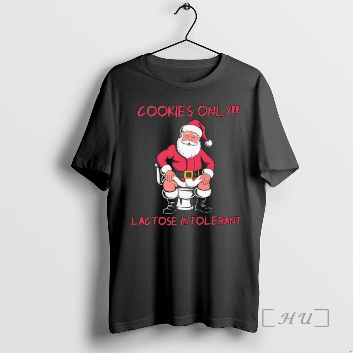 Officials Santa Claus Poops Cookies Only Lactose Intolerant T-Shirts, Hoodie, Sweatshirt | RetroVerseTees.com