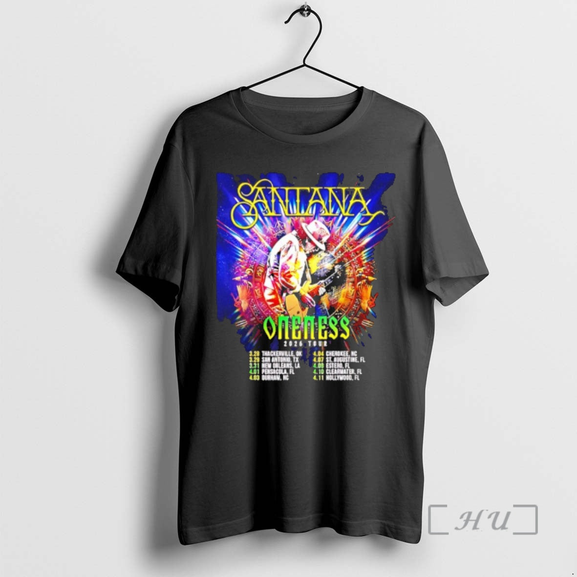 Officials Santana Oneness Usa Tour 2026 T-Shirts, Hoodie, Sweatshirt | RetroVerseTees.com