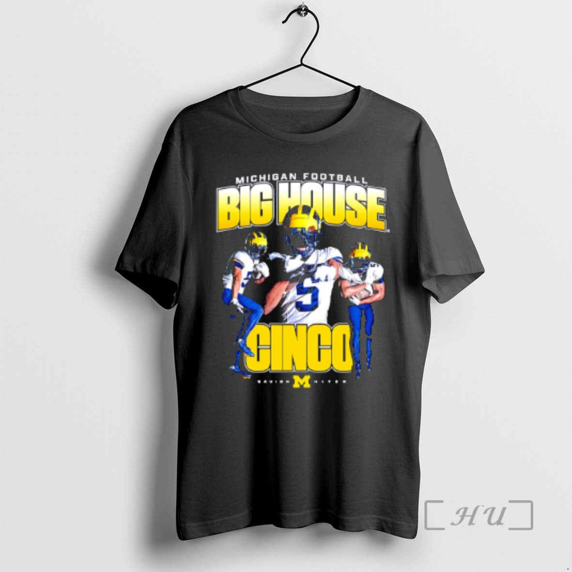 Officials Savion Hiter Big House Cinco Michigan Wolverines T-Shirts, Hoodie, Sweatshirt | RetroVerseTees.com