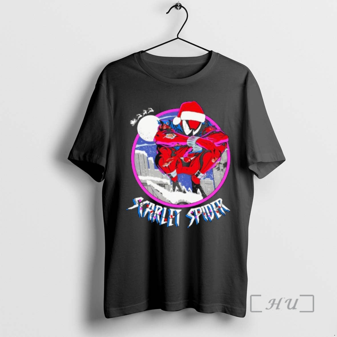 Officials Scarlet Spider Santa Christmas T-Shirts, Hoodie, Sweatshirt | RetroVerseTees.com