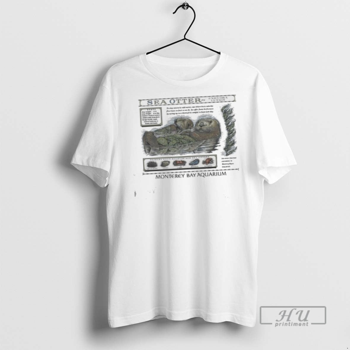 Officials Sea Otter Enhydra Lutris Monterey Bay Aquarium T Shirt