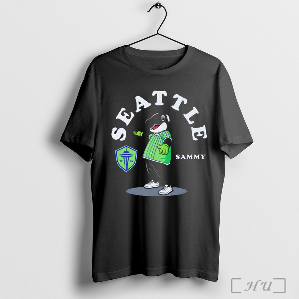 Officials Seattle Sounders Fc Mascot T Shirt Black T Shirt