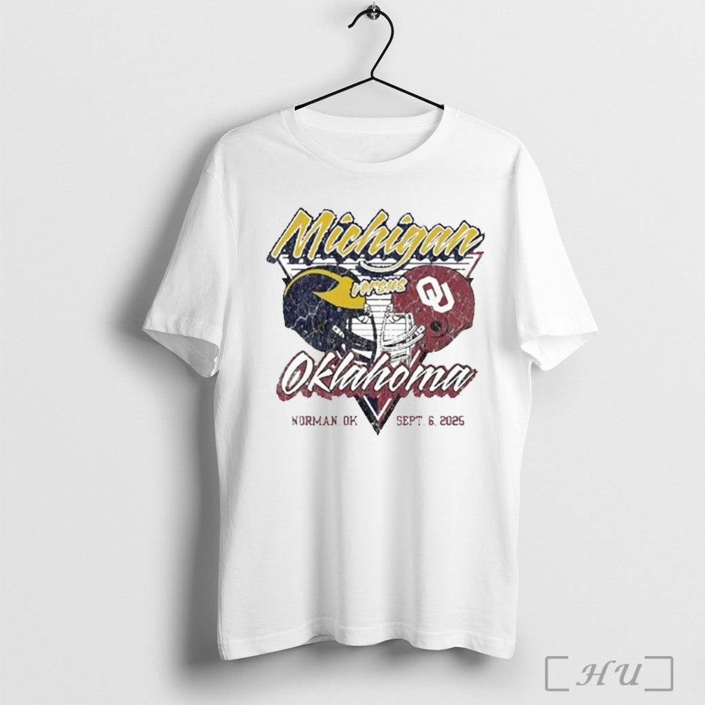 Officials Sept 6 2025 Michigan Vs Oklahoma T Shirt