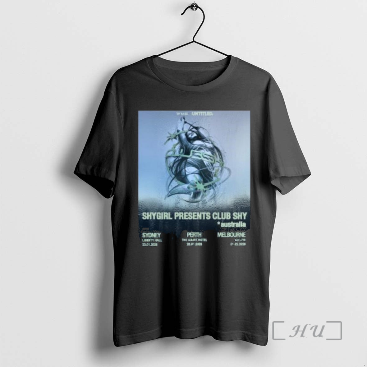 Officials Shygirl Presents Club Shy 2026 Tour Australia Circle Black T-Shirts, Hoodie, Sweatshirt | RetroVerseTees.com