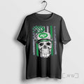Officials Skull Wearing A Cap New York Jets Us Flag T-Shirts, Hoodie, Sweatshirt | RetroVerseTees.com