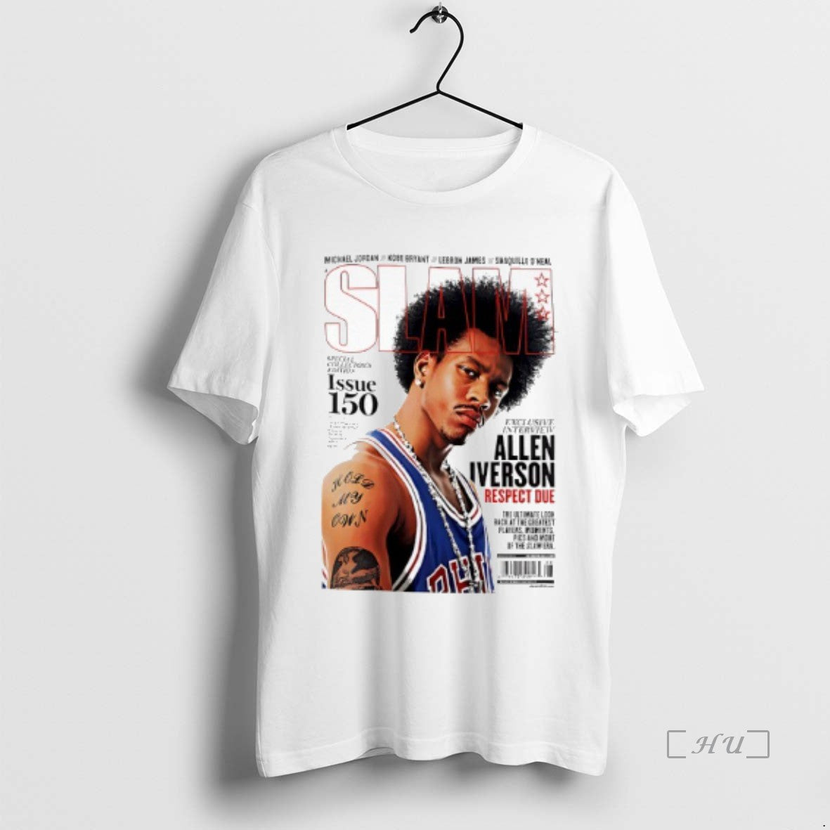 Officials Slam Philadelphia 76ers Allen Iverson Respect Due Issue 150 T-Shirts, Hoodie, Sweatshirt | RetroVerseTees.com