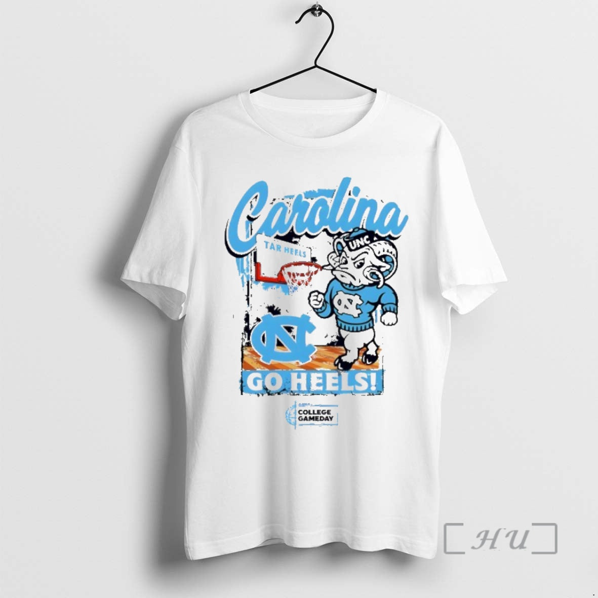Officials South Carolina Tar Heels College Gameday Go Heels Mascot T-Shirts, Hoodie, Sweatshirt | RetroVerseTees.com