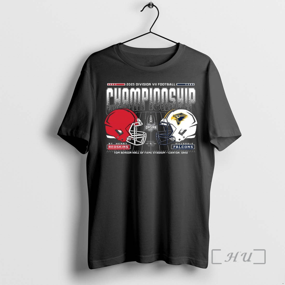 Officials St Henry Redskins Vs Hillsdale Falcons 2025 D7 Football Championship Premium T Shirts Sweater Hoodie, Sweatshirt