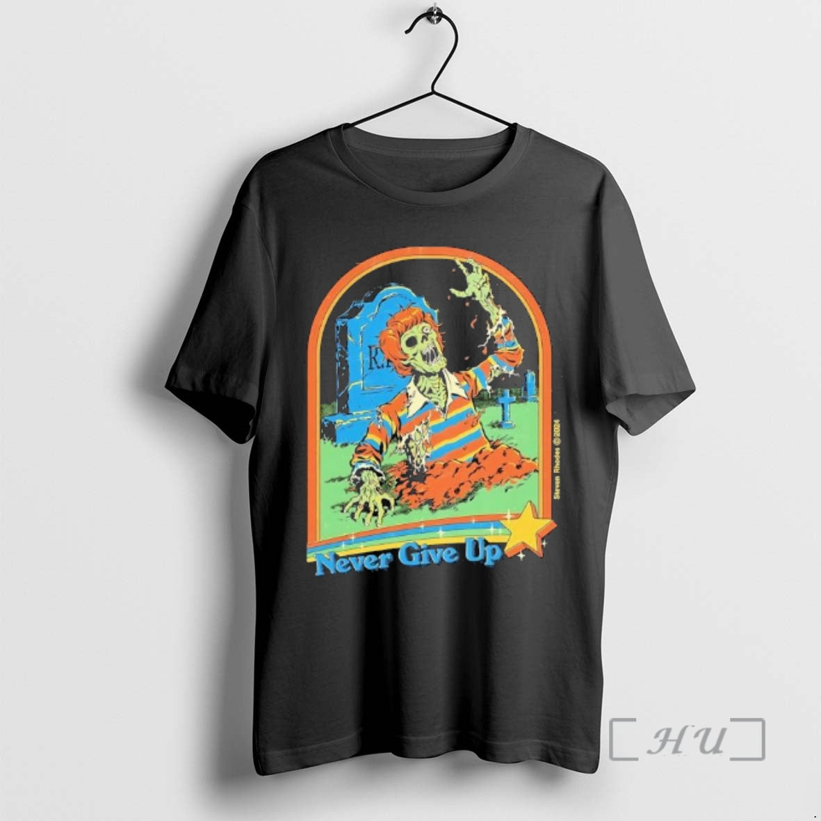 Officials Steven Rhodes Never Give Up T-Shirts, Hoodie, Sweatshirt | RetroVerseTees.com
