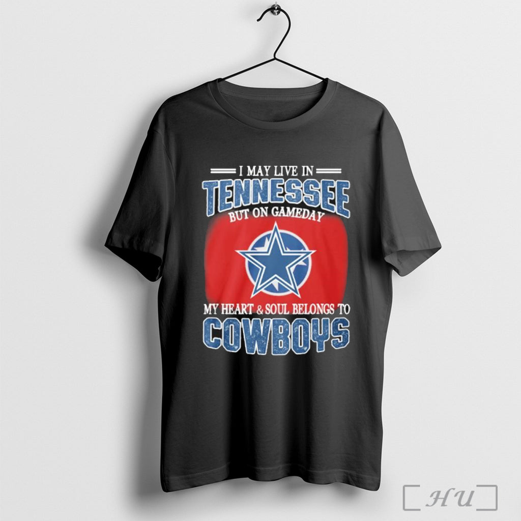 Officials Tennessee Cowboys Fans Gameday My Heart And Soul T Shirt