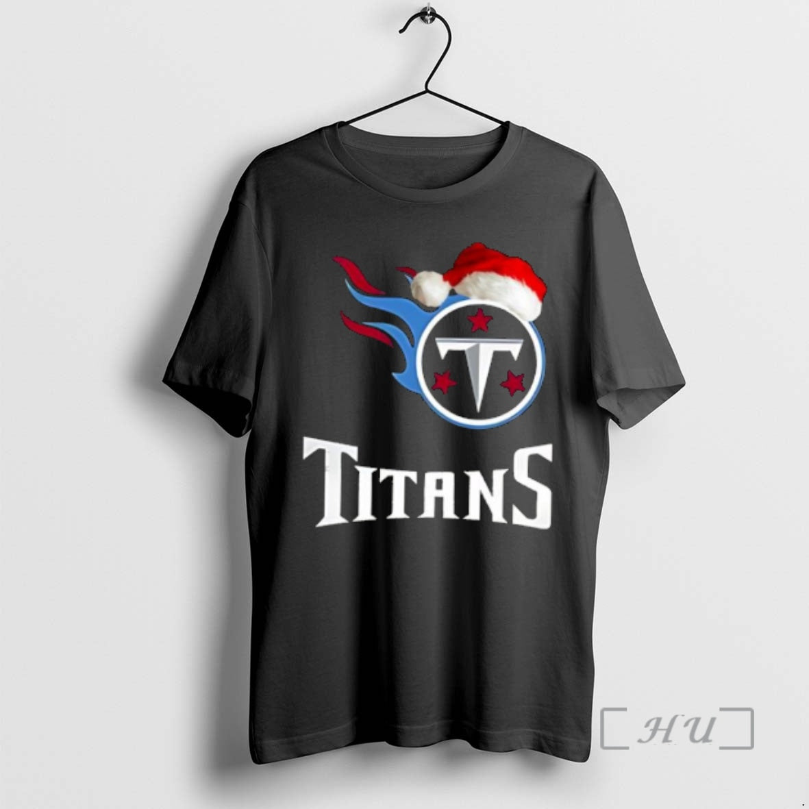 Officials Tennessee Titans 2025 Santa Hat Logo Football Christmas T-Shirts, Hoodie, Sweatshirt | RetroVerseTees.com