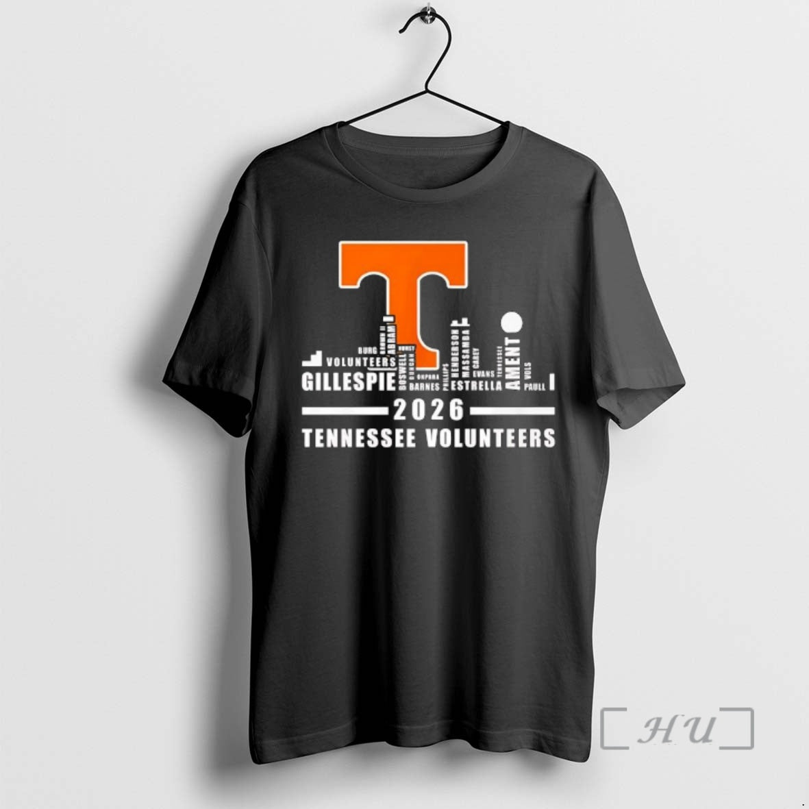 Officials Tennessee Volunteers Player Names 2026 Skyline Graphic T-Shirts, Hoodie, Sweatshirt | RetroVerseTees.com