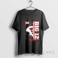 Officials Texas Tech Red Raiders 2025 Big 12 Championship Vertical Helmet Ornaments Premium T Shirts