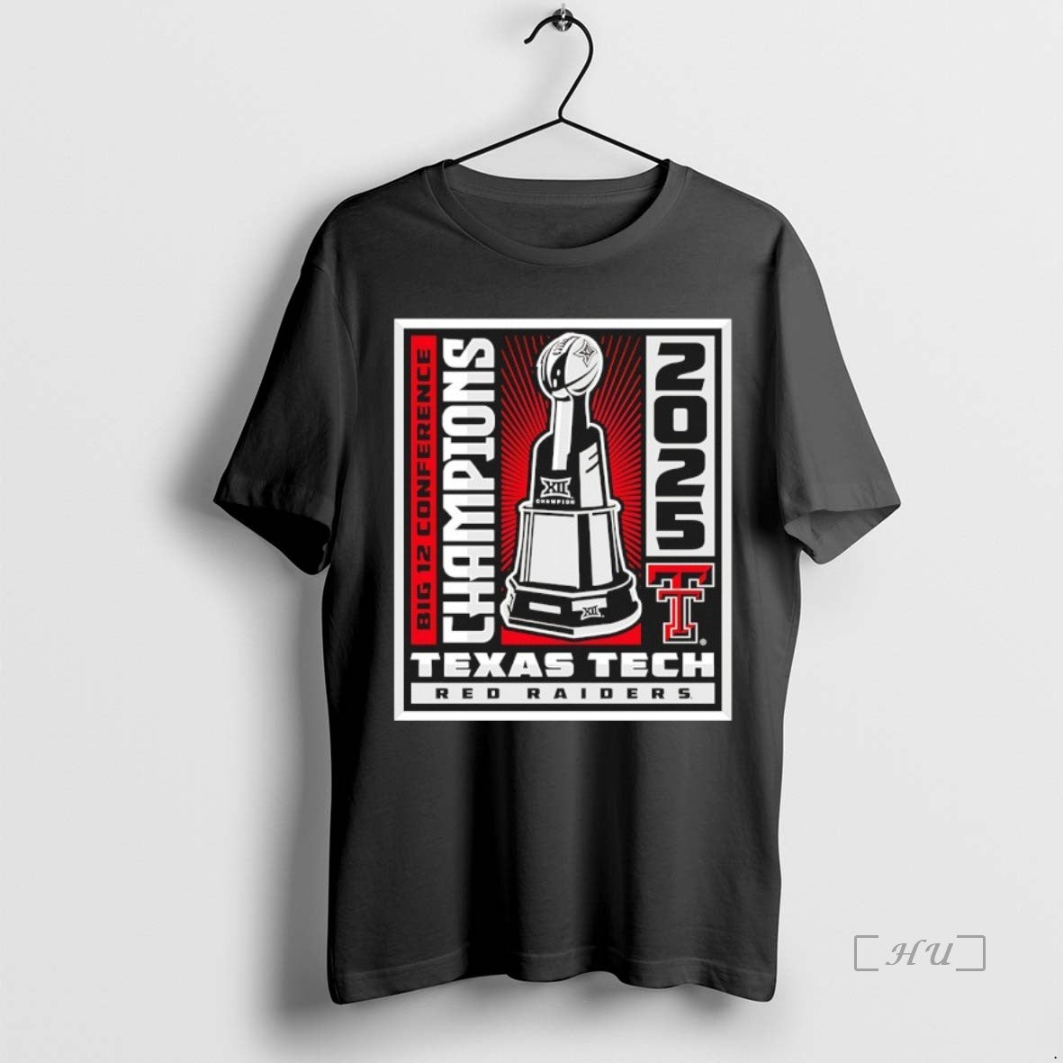Officials Texas Tech Red Raiders 2025 Big 12 Conference Champions Winner Win Trophy Premium