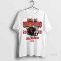 Officials Texas Tech Red Raiders 2025 Big 12 Football Champions Helmet Classic Premium T Shirts