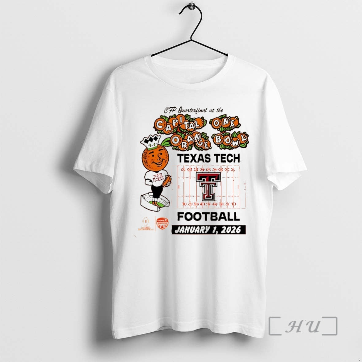 Officials Texas Tech Red Raiders 2025 Orange Bowl Mascot Christmas T-Shirts, Hoodie, Sweatshirt | RetroVerseTees.com