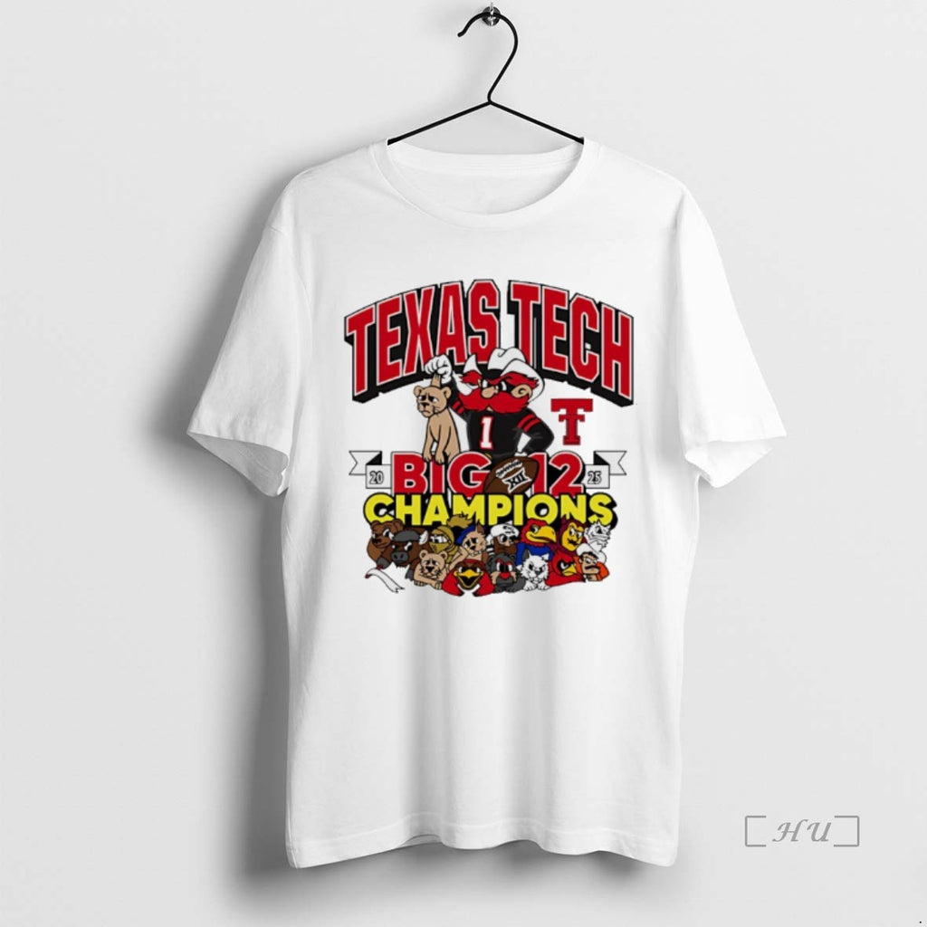 Officials Texas Tech Red Raiders Big 12 Conference Champions 2025 Crushed It Mascot Premium