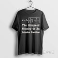 Officials The Airspeed Velocity Of An Unladen Swallow T-Shirts, Hoodie, Sweatshirt | RetroVerseTees.com