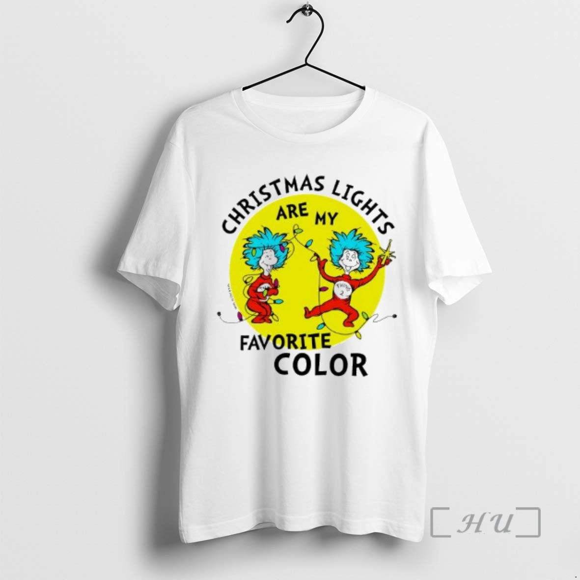 Officials The Cat In The Hat Christmas Lights Are My Favorite Color Juniors Cropped Graphic T-Shirts, Hoodie, Sweatshirt