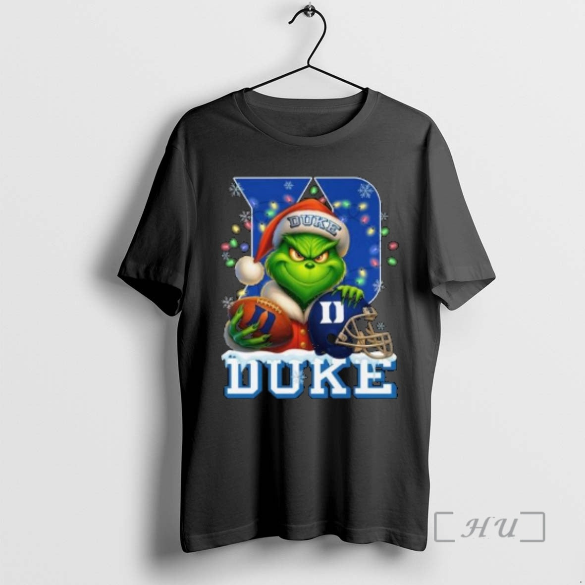 Officials The Grinch X Ball And Helmet Duke Blue Devil Merry Christmas 2025 Circle Black T-Shirts, Hoodie, Sweatshirt