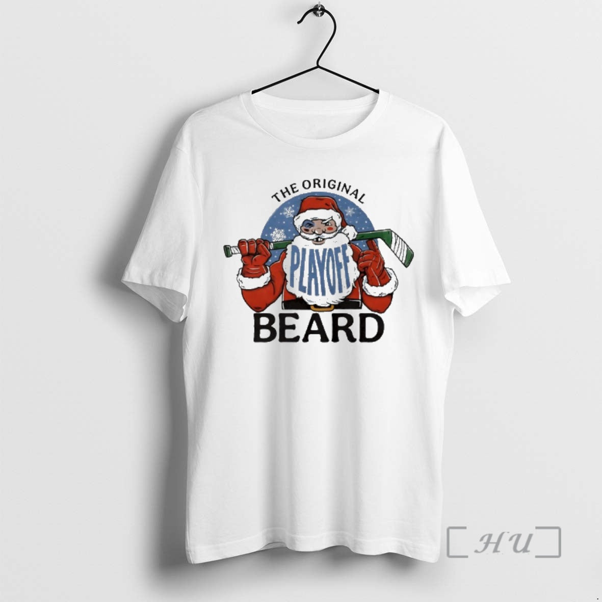 Officials The Playoff Beard Santa Hockey T-Shirts, Hoodie, Sweatshirt | RetroVerseTees.com