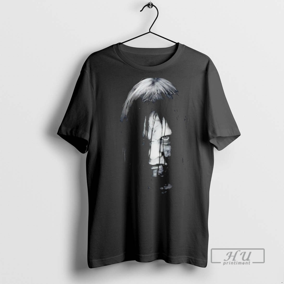 Officials The Ring Horror Character Big Face Halloween T Shirts