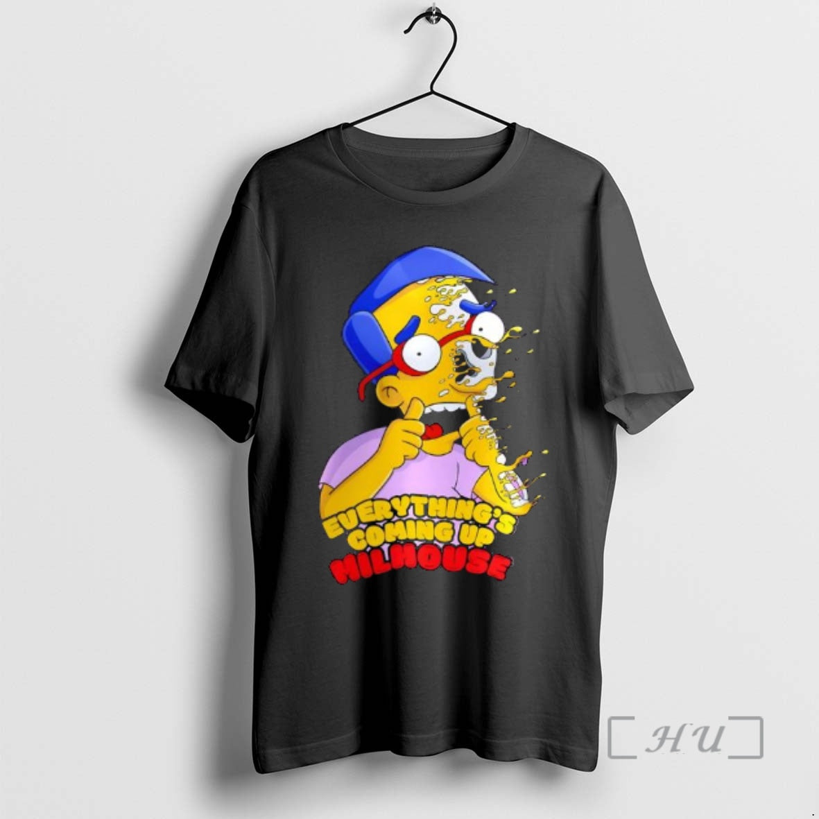 Officials The Simpsons Everythings Coming Up Milhouse Graphic T-Shirts, Hoodie, Sweatshirt | RetroVerseTees.com