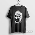 Officials The Terrifier Horror Character Big Face Halloween T Shirts