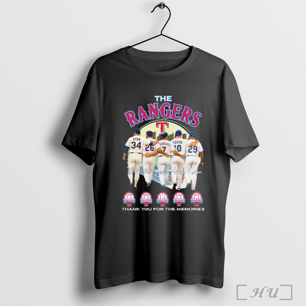 Officials The Texas Rangers Immortals Players T Shirt