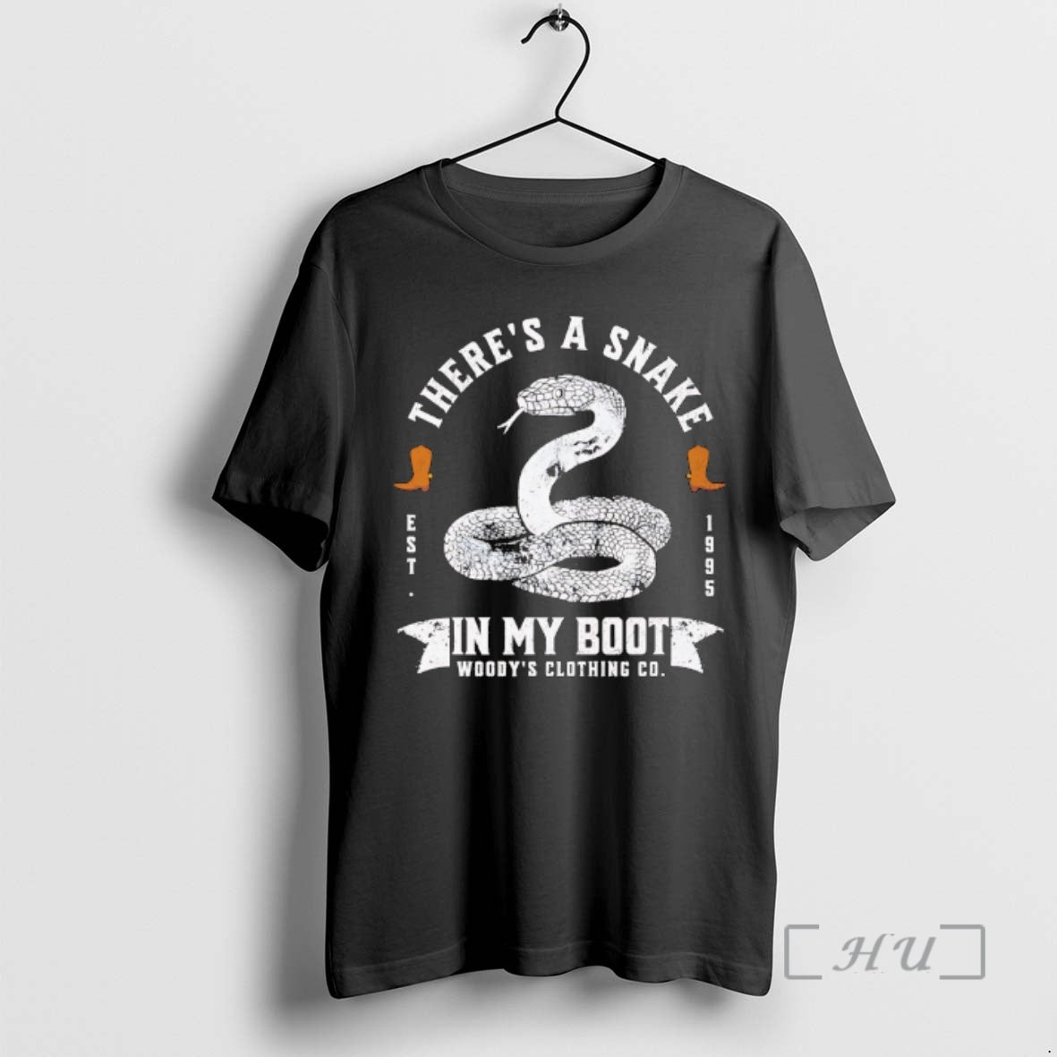 Officials Theres A Snake In My Boot By Woodys Clothing Co Premium T Shirts Sweater Hoodie, Sweatshirt | RetroVerseTees.com